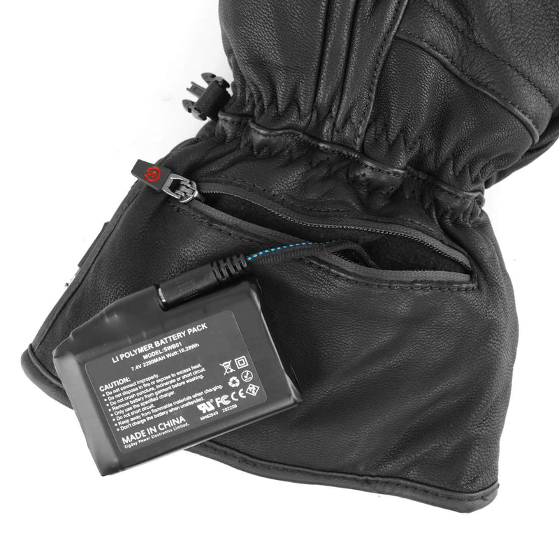 Load image into Gallery viewer, Savior Electric Heated Leather Gloves
