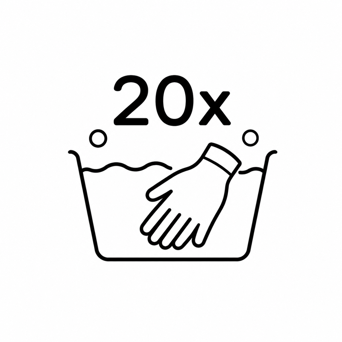 20-Wash Tested