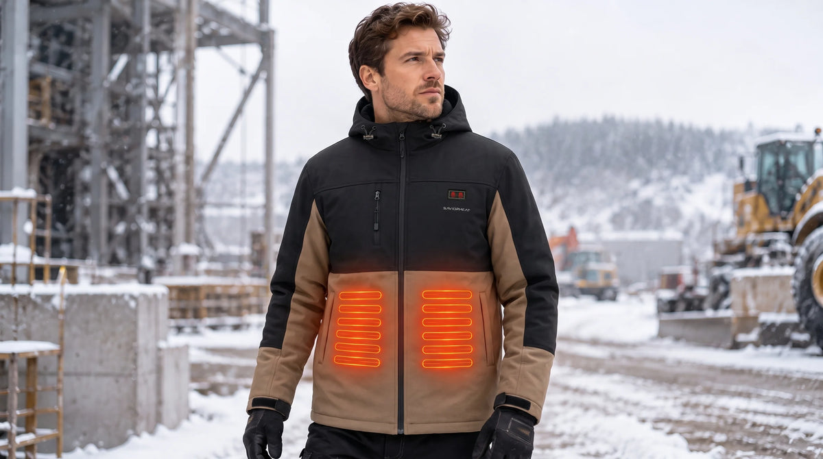 Savior Heat heavy canvas heated work jacket product overview