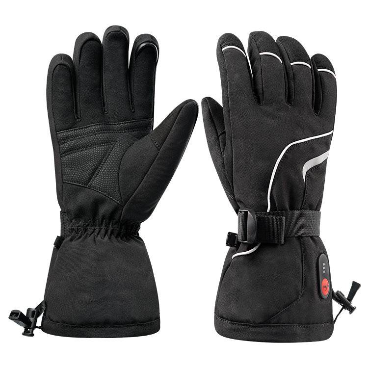 Outlets-Savior Winter Outdoor Sports Waterproof Touchscreen Ski Heated Gloves