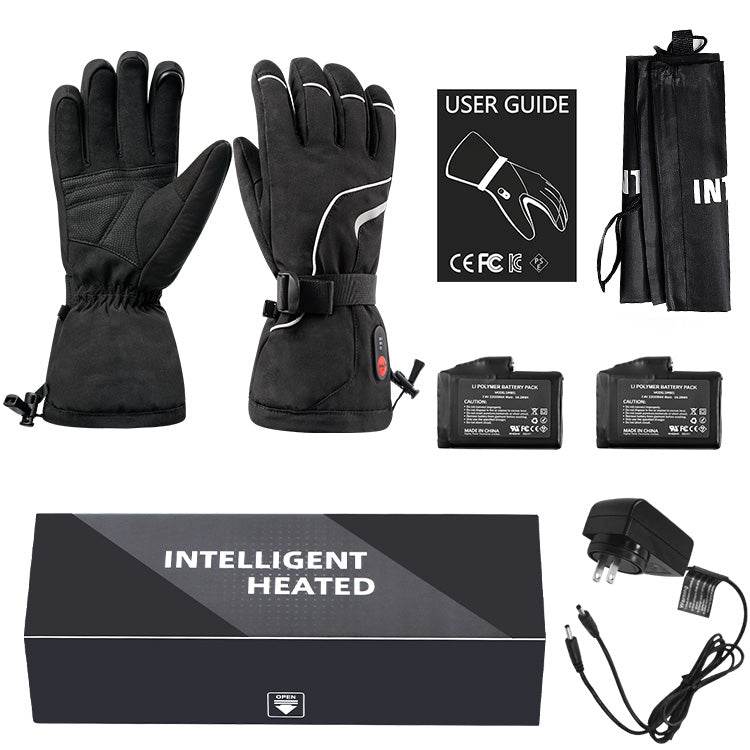 Outlets-Savior Winter Outdoor Sports Waterproof Touchscreen Ski Heated Gloves