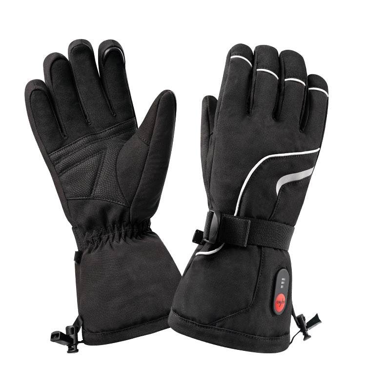 Outlets-Savior Winter Outdoor Sports Waterproof Touchscreen Ski Heated Gloves