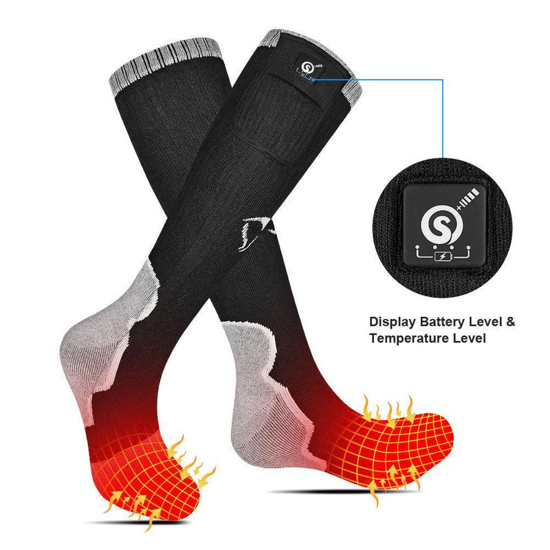 Load image into Gallery viewer, Savior Heat Socks with Rechargeable Battery Winter Outdoor Thermal Cotton Sock