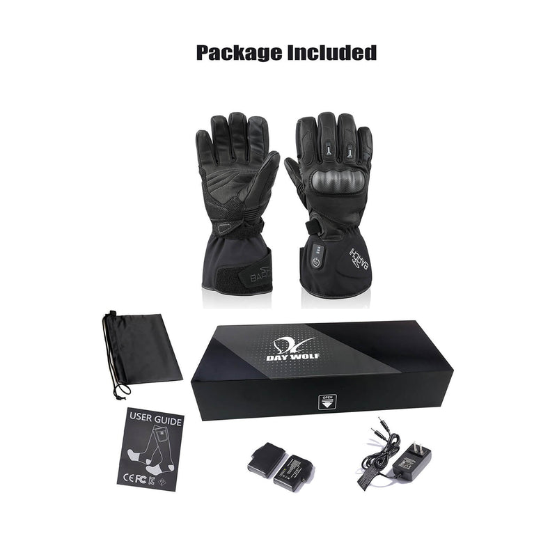 Load image into Gallery viewer, 12V Waterproof Heated Motorcycle Gloves
