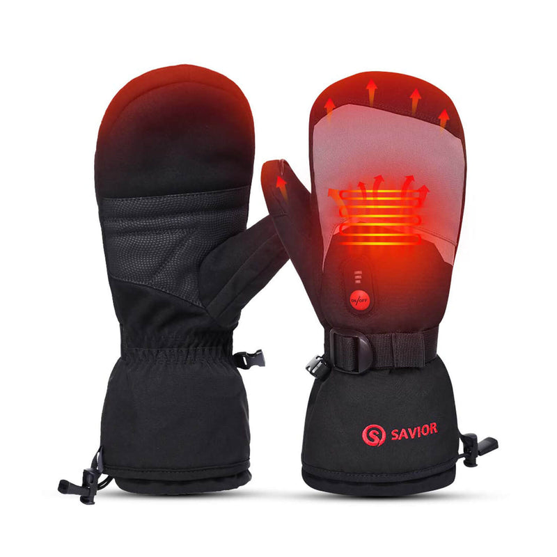 Load image into Gallery viewer, Savior Rechargeable Heated Ski Mittens
