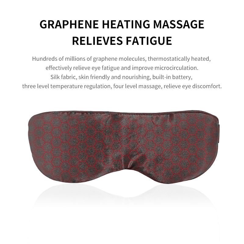 Silk Massage Heating Eye Mask Vibration