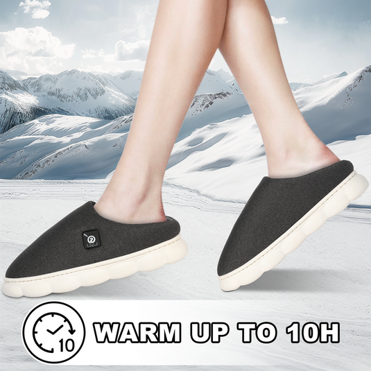 Unisex Rechargeable Low-Cut Heated Slippers
