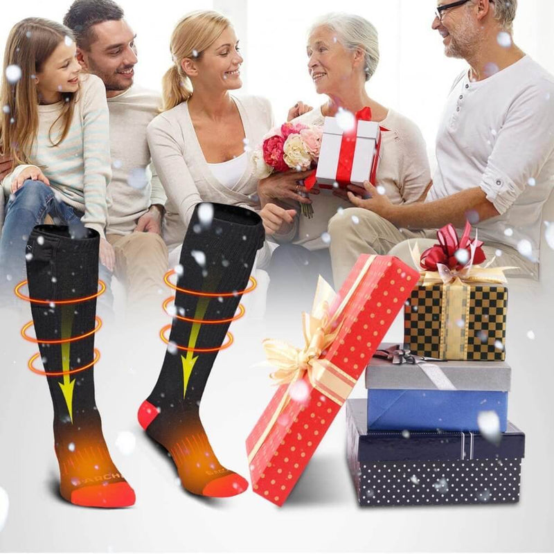 Load image into Gallery viewer, Savior 7.4V Electric Heated snowboard Socks For Men Women
