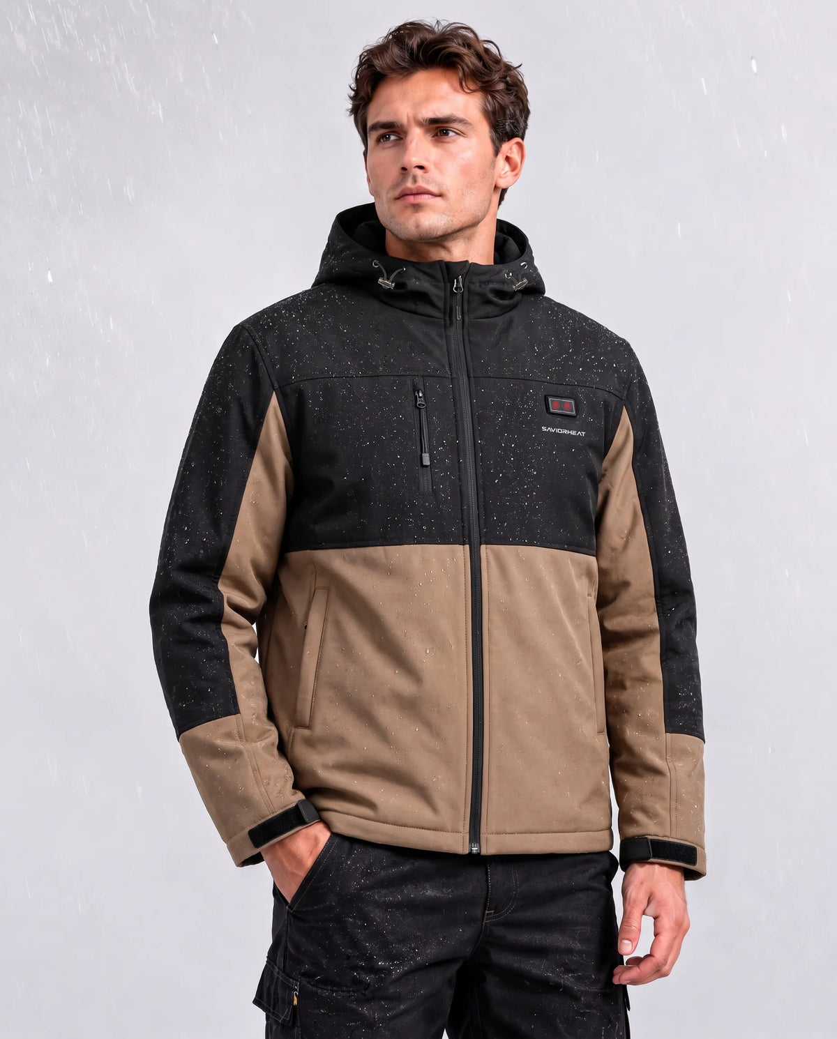 Savior Heat heated work jacket with rugged canvas shell for demanding winter work
