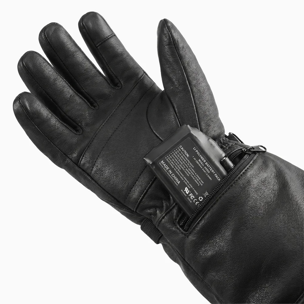 Savior Electric Heated Leather Gloves 05