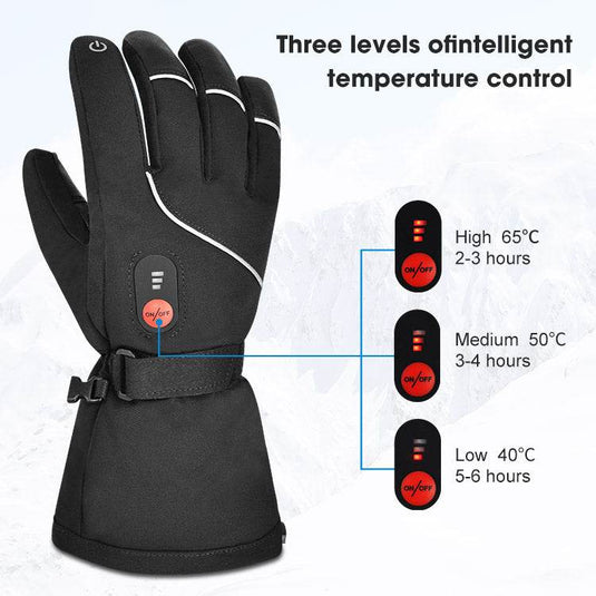 Outlets-Savior Winter Windproof  Outdoor Sports heated ski gloves