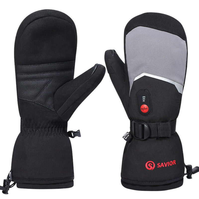 Load image into Gallery viewer, Savior Rechargeable Heated Ski Mittens
