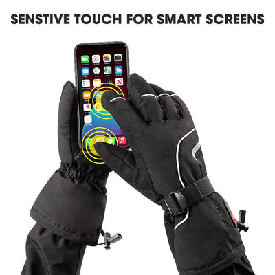 Outlets-Savior Winter Outdoor Sports Waterproof Touchscreen Ski  Heated Gloves