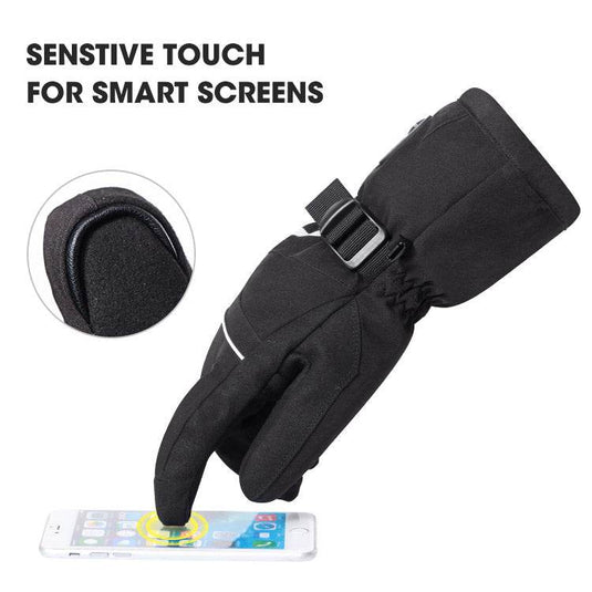 Outlets-Savior Heating Ski Outdoor Sports Warm Touch Screen Heated Gloves