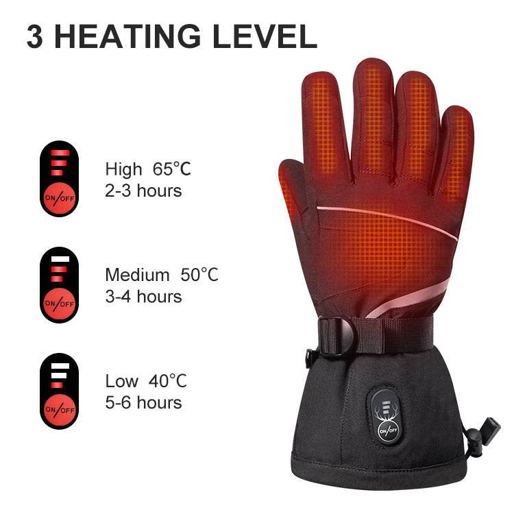 Outlets-Savior Heating Ski Outdoor Sports Warm Touch Screen Heated Gloves