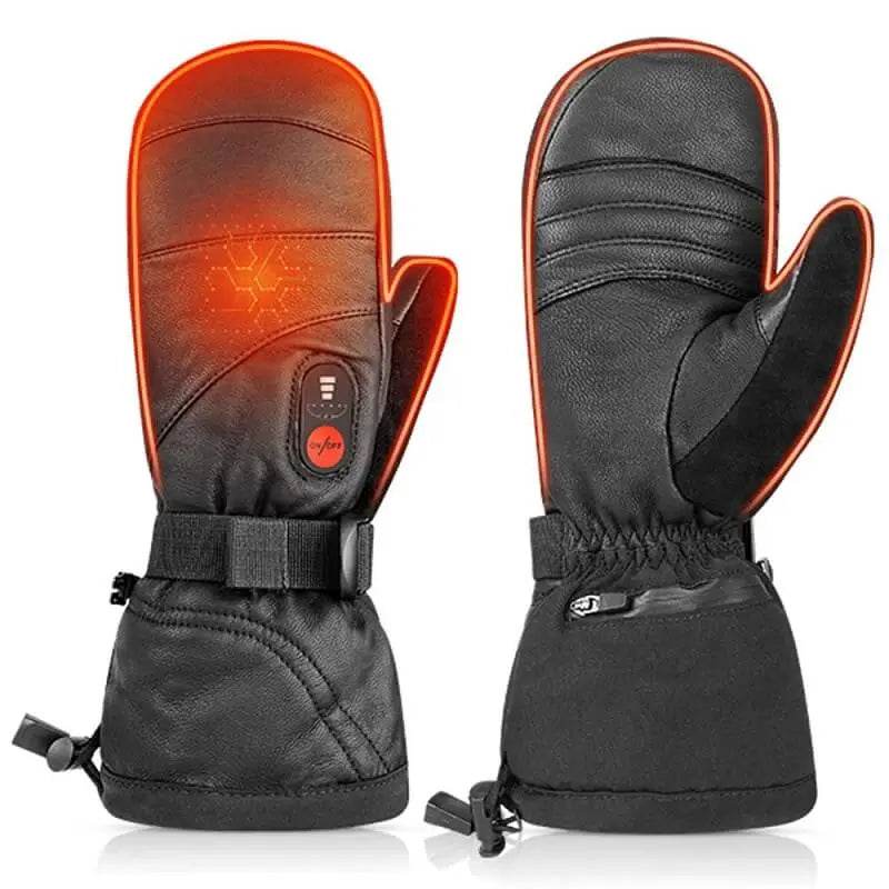 Load image into Gallery viewer, Savior Heated Leather Mittens 
