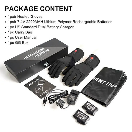 Savior Ultra Thin Heated Glove Liners package list