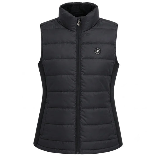 Heating zone coverage on Savior Heat Women's Stretch-Side Heated Vest